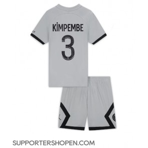 Paris Saint-Germain Presnel Kimpembe #3 Bortatröja Barn 2022-23 Kortärmad (+ korta byxor)